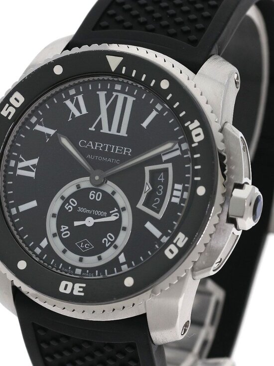 Cartier Caliber de Watch SS Rubber main image 9